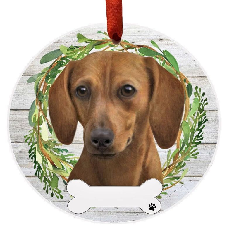 Dachshund Red Ornament